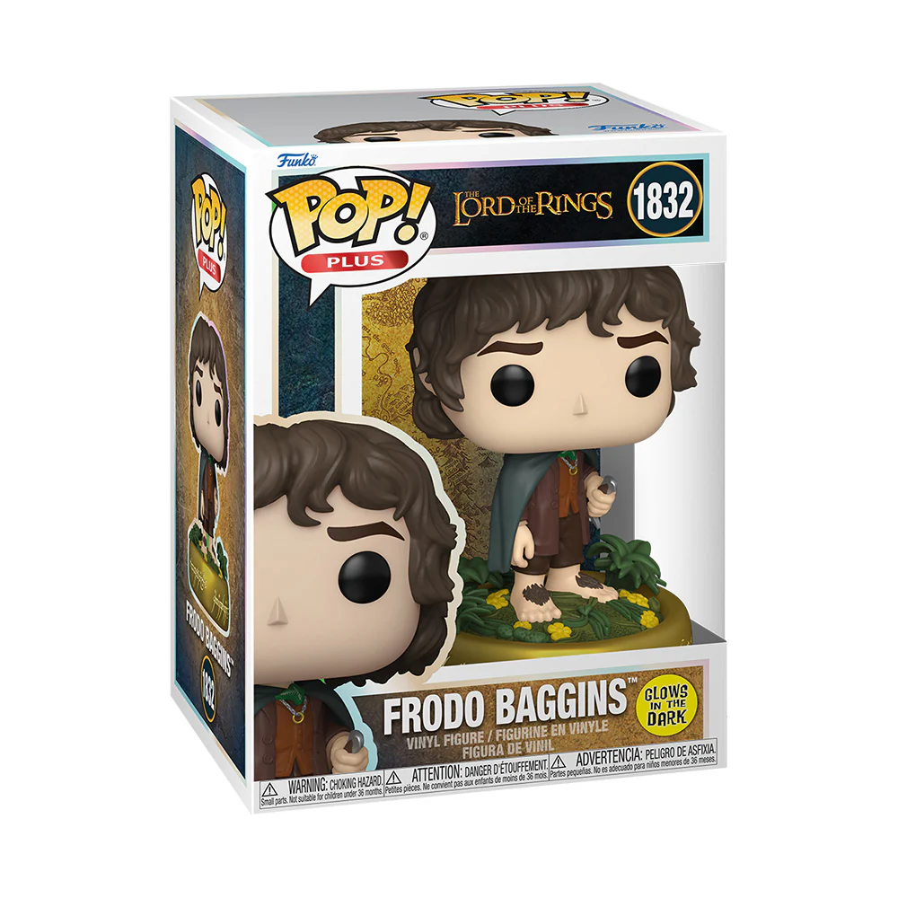 The Lord of the Rings Frodo Baggins Glow in the Dark Funko Pop! Plus Figure - Image 3