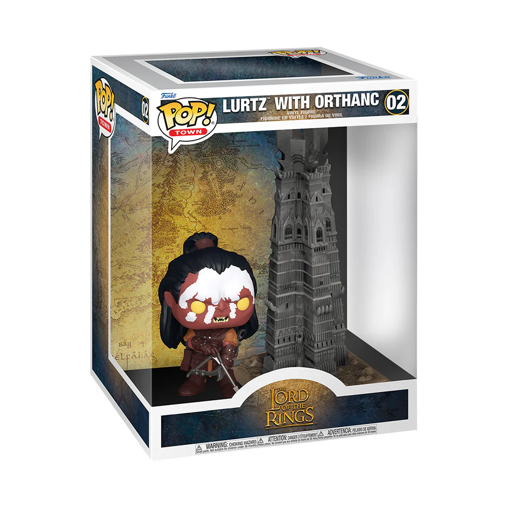 The Lord of the Rings Lurtz with Orthanc Funko Pop! Town Figure - Image 2