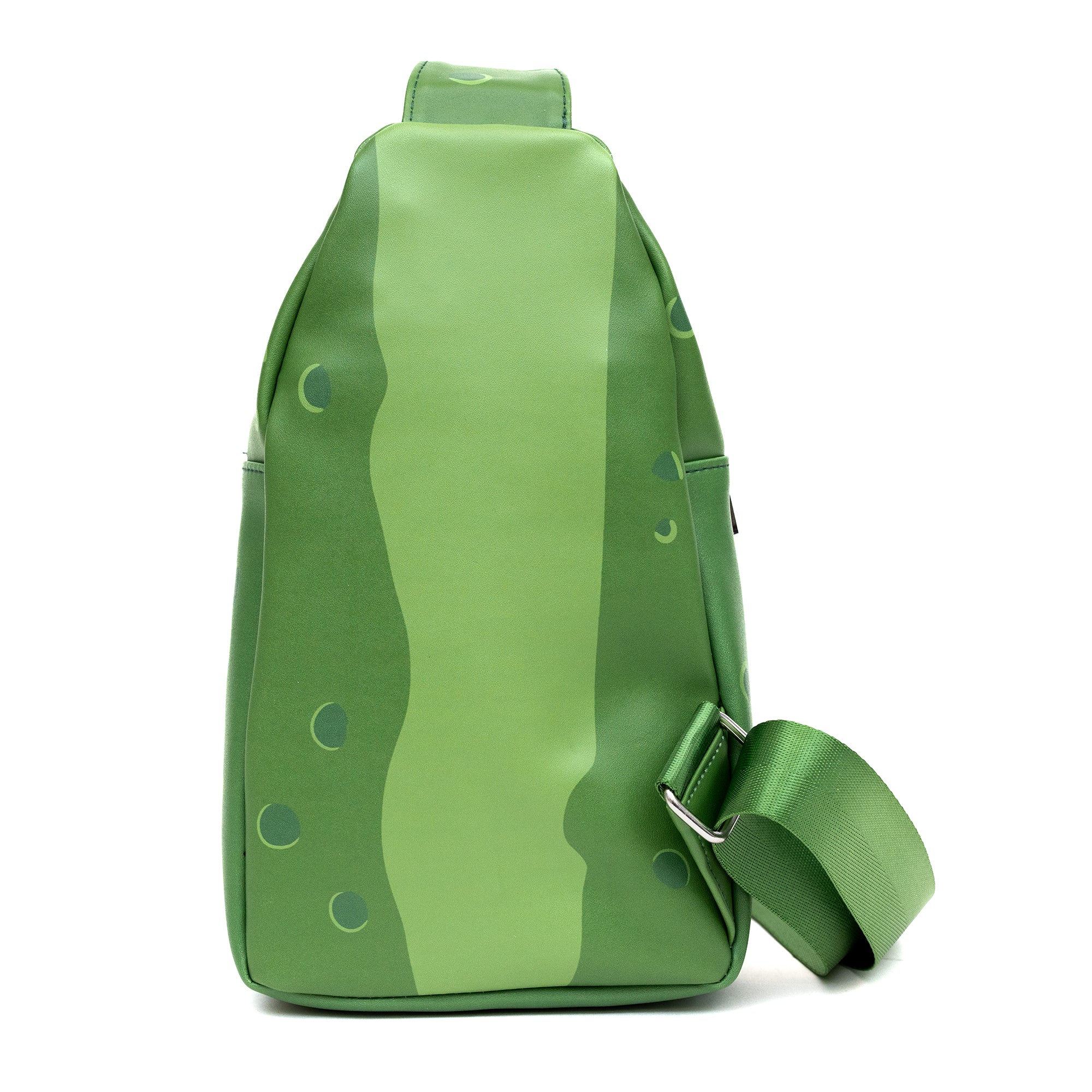 Rick and Morty Pickle Rick Expression Crossbody Sling Bag - Image 3