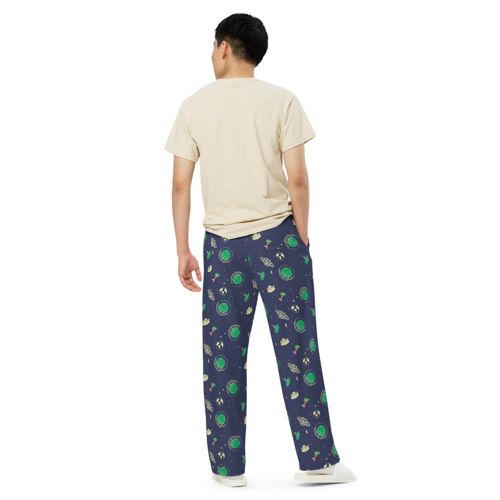 Rick and Morty Space Pattern Lounge Pants - Image 3