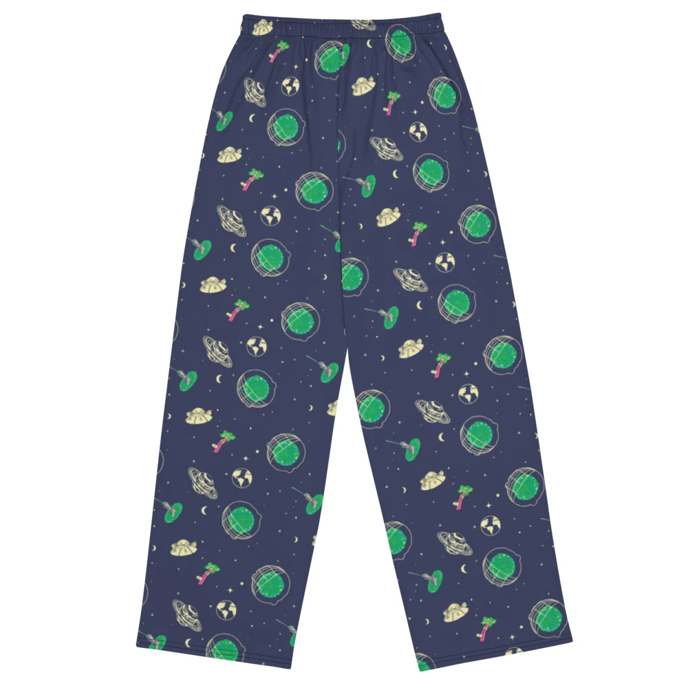 Rick and Morty Space Pattern Lounge Pants - Image 4