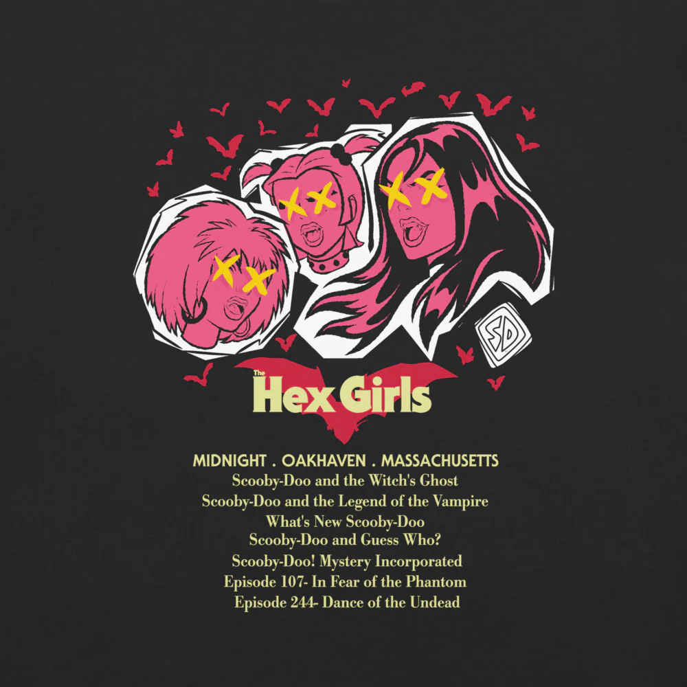 Scooby-Doo! Hex Girls Band Comfort Colors T-Shirt - Image 4