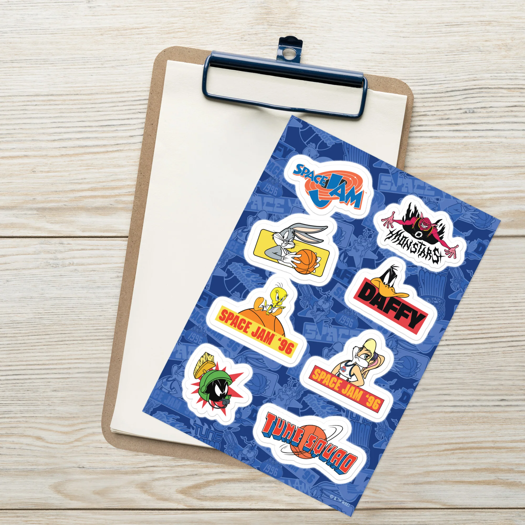 Space Jam Sticker Sheet 1996 - Image 2
