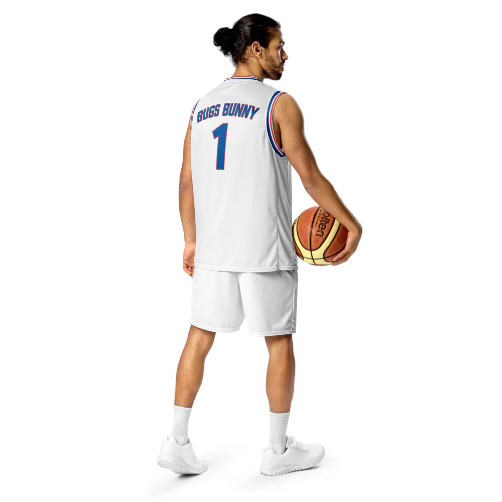 Space Jam Tune Squad Bugs Bunny Cosplay Basketball Jersey - Image 4