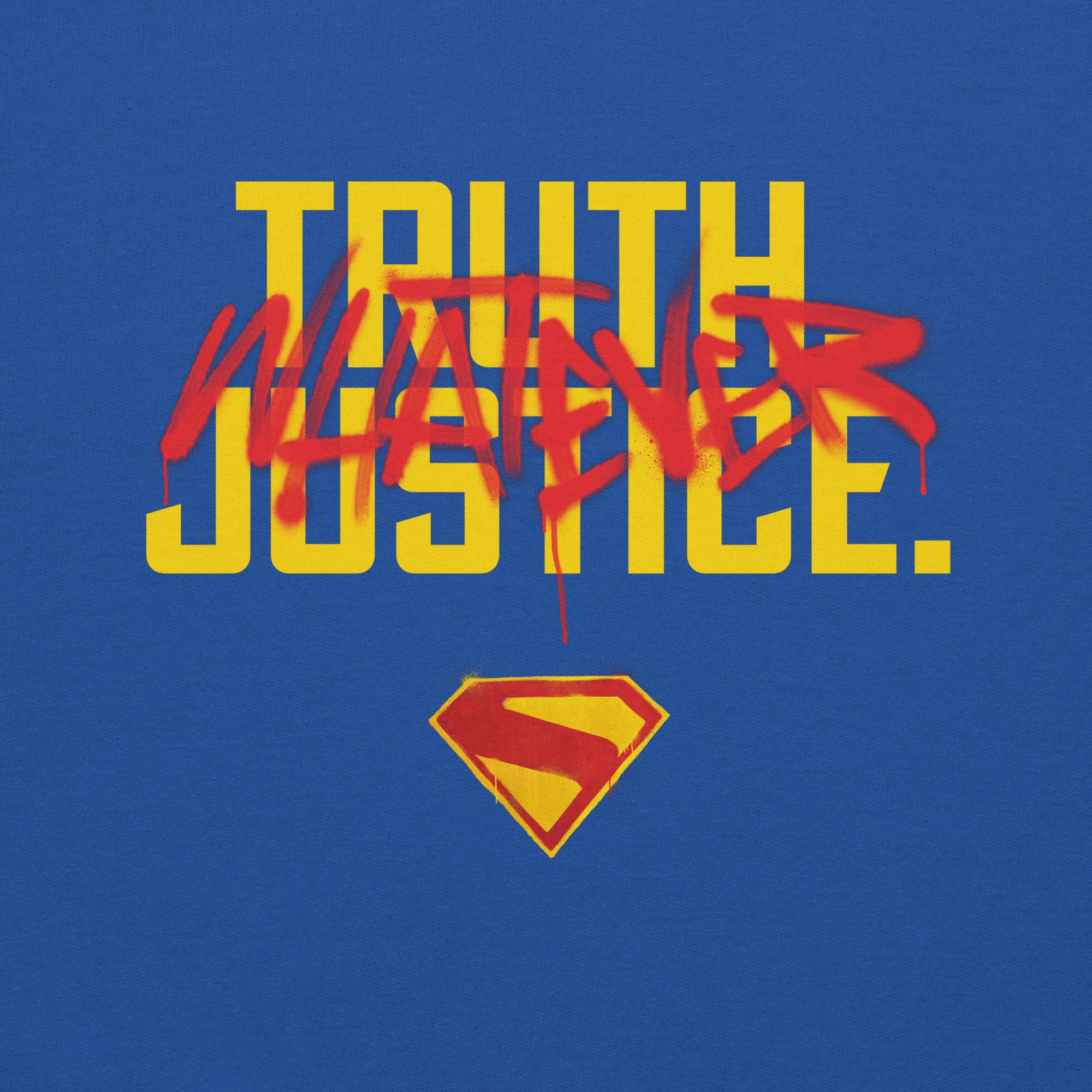 SUPERGIRL (2026 Movie) Truth Justice Whatever Crewneck Sweatshirt - Image 5