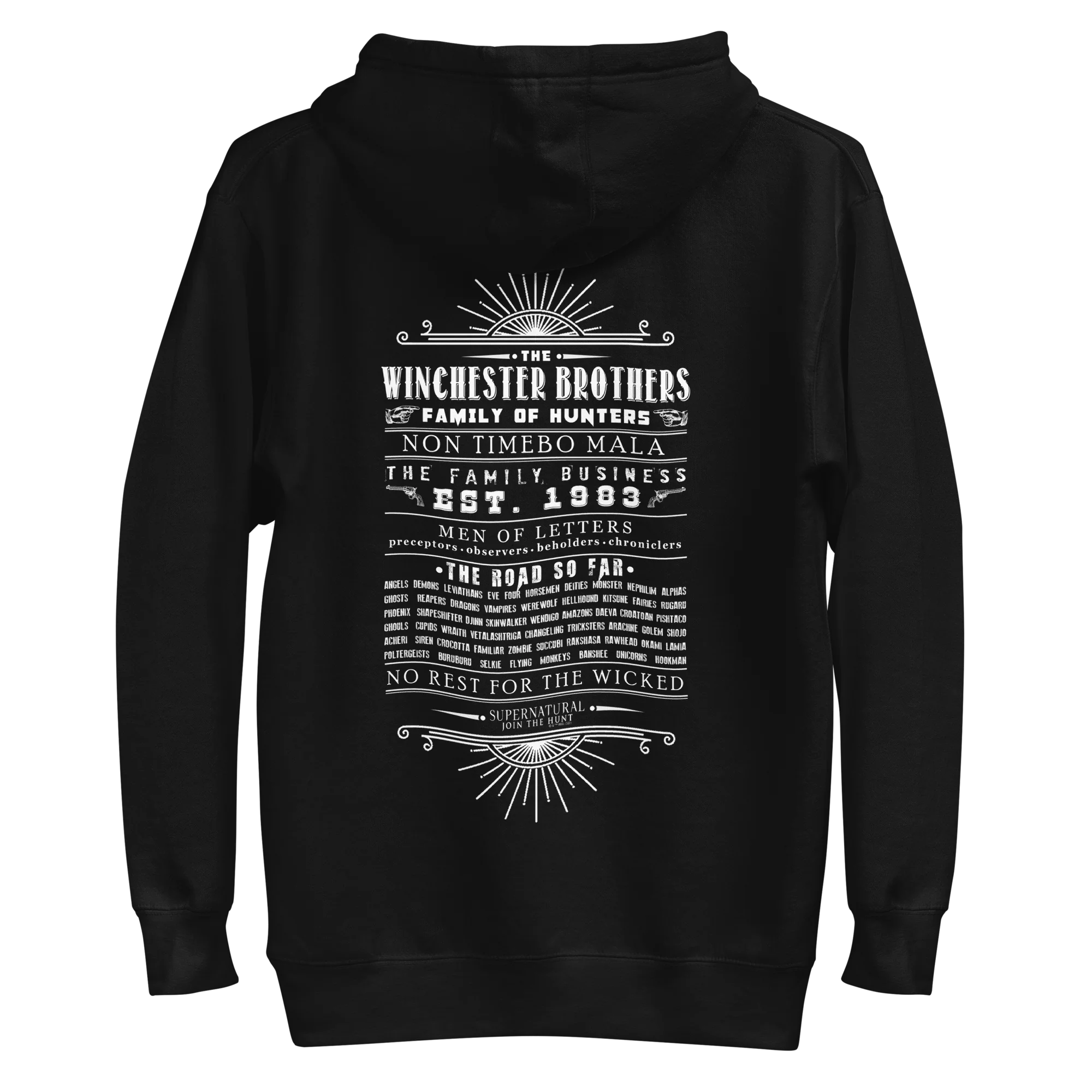 Supernatural Family of Hunters Unisex Premium Hoodie - Image 3