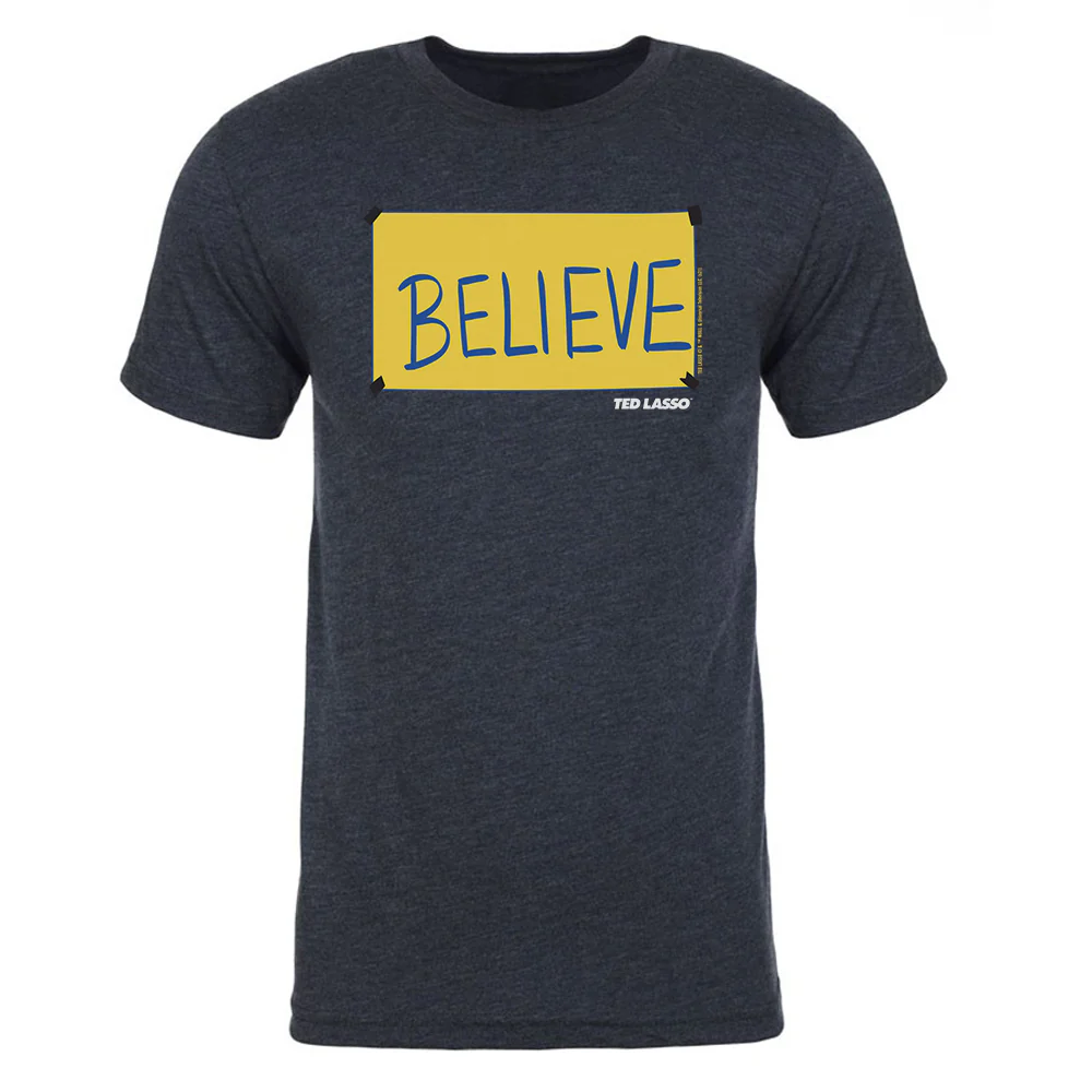 Ted Lasso Believe Sign Men's Tri-Blend T-Shirt - Image 3