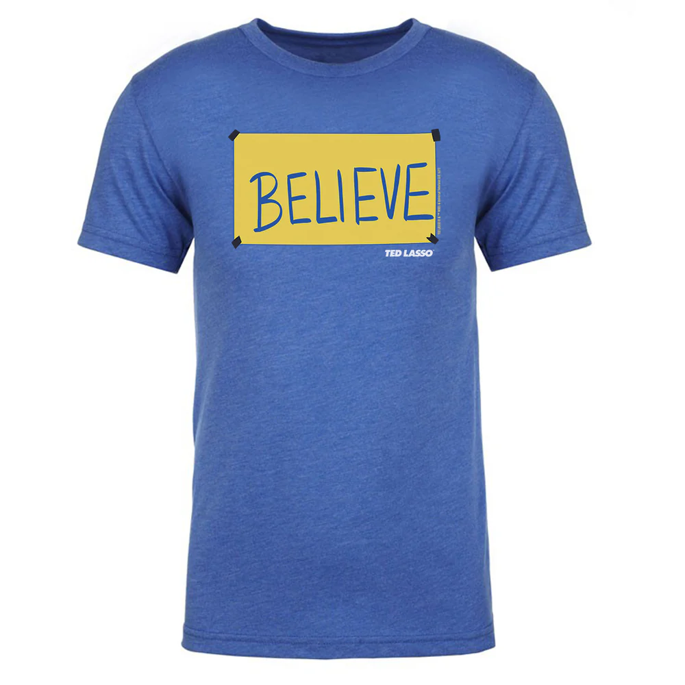 Ted Lasso Believe Sign Men's Tri-Blend T-Shirt - Image 4