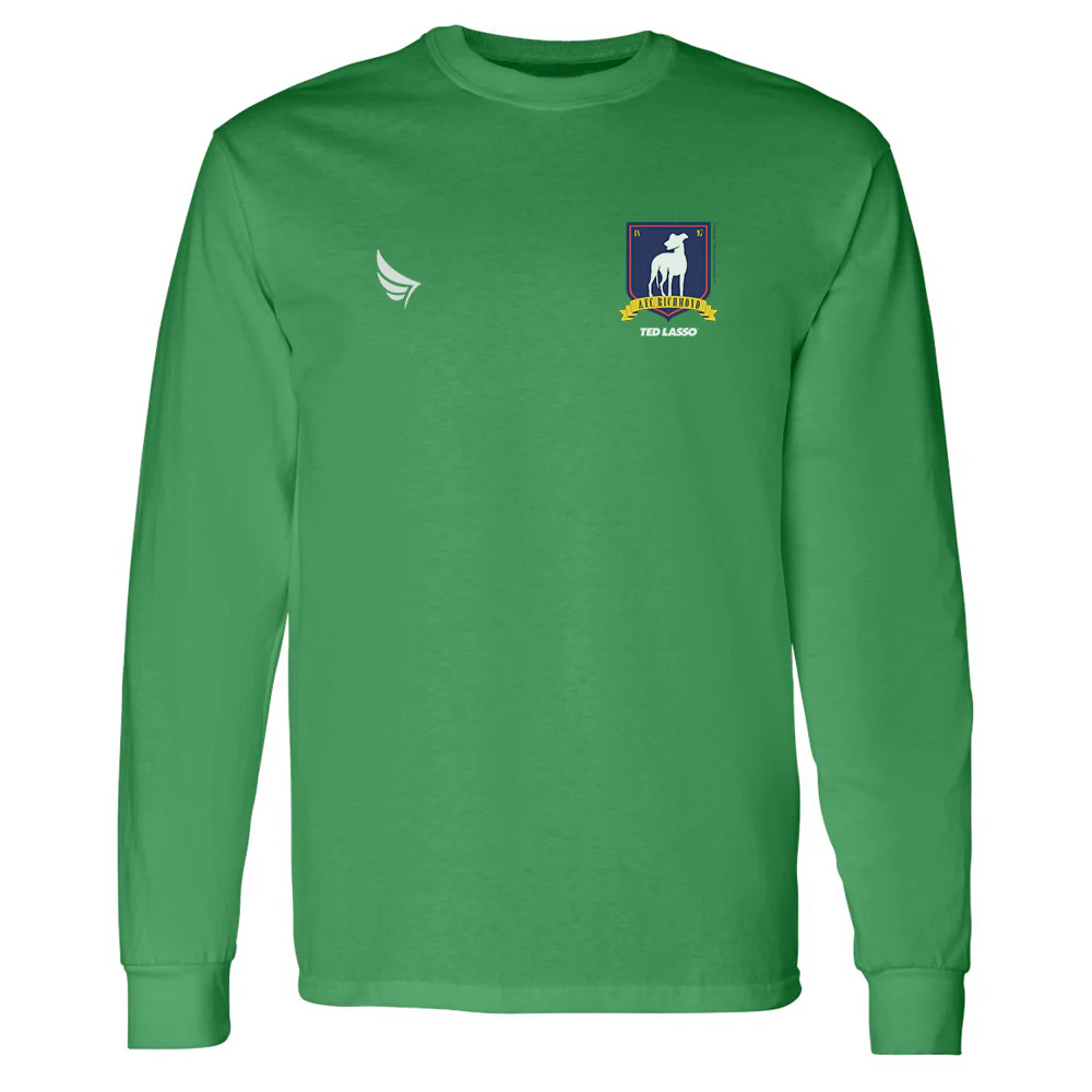 Ted Lasso A.F.C. Richmond Crest Adult Long Sleeve T-Shirt - Image 3