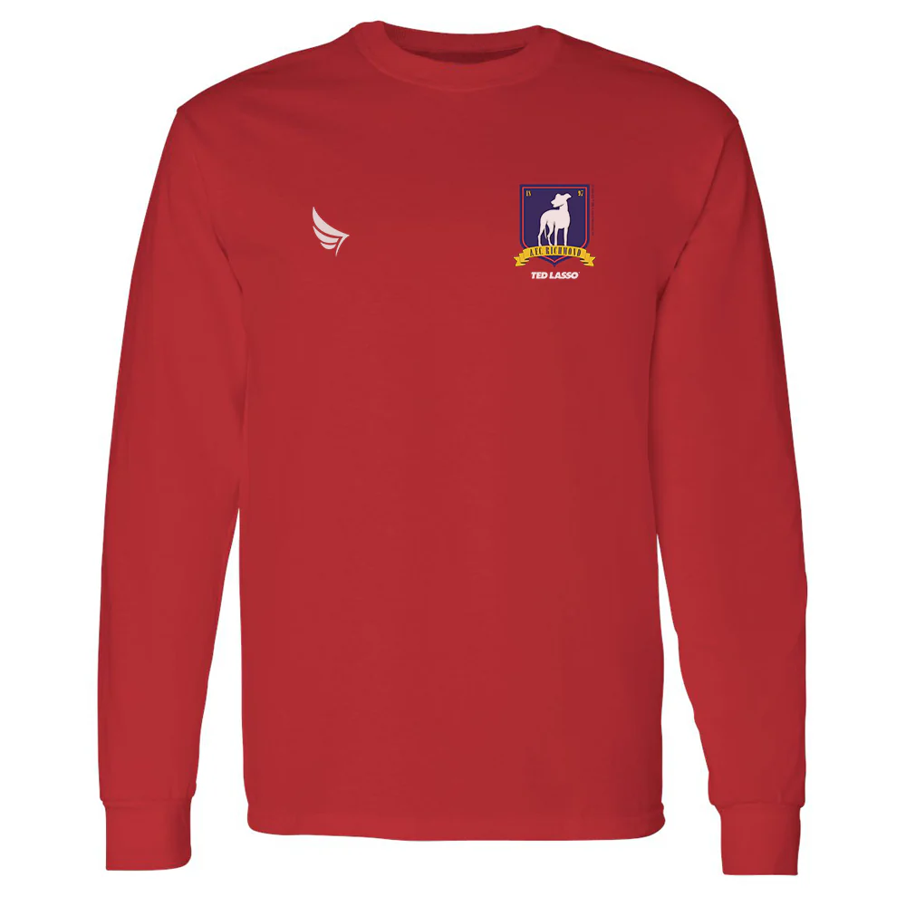 Ted Lasso A.F.C. Richmond Crest Adult Long Sleeve T-Shirt - Image 6