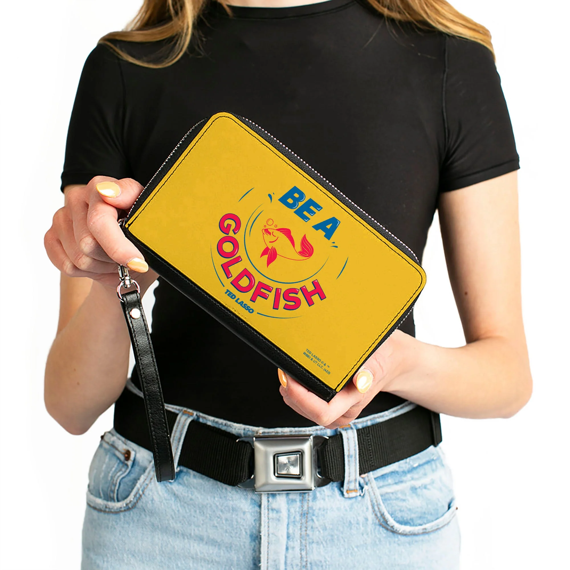 Ted Lasso Be a Goldfish Zip-Around Wallet - Image 4