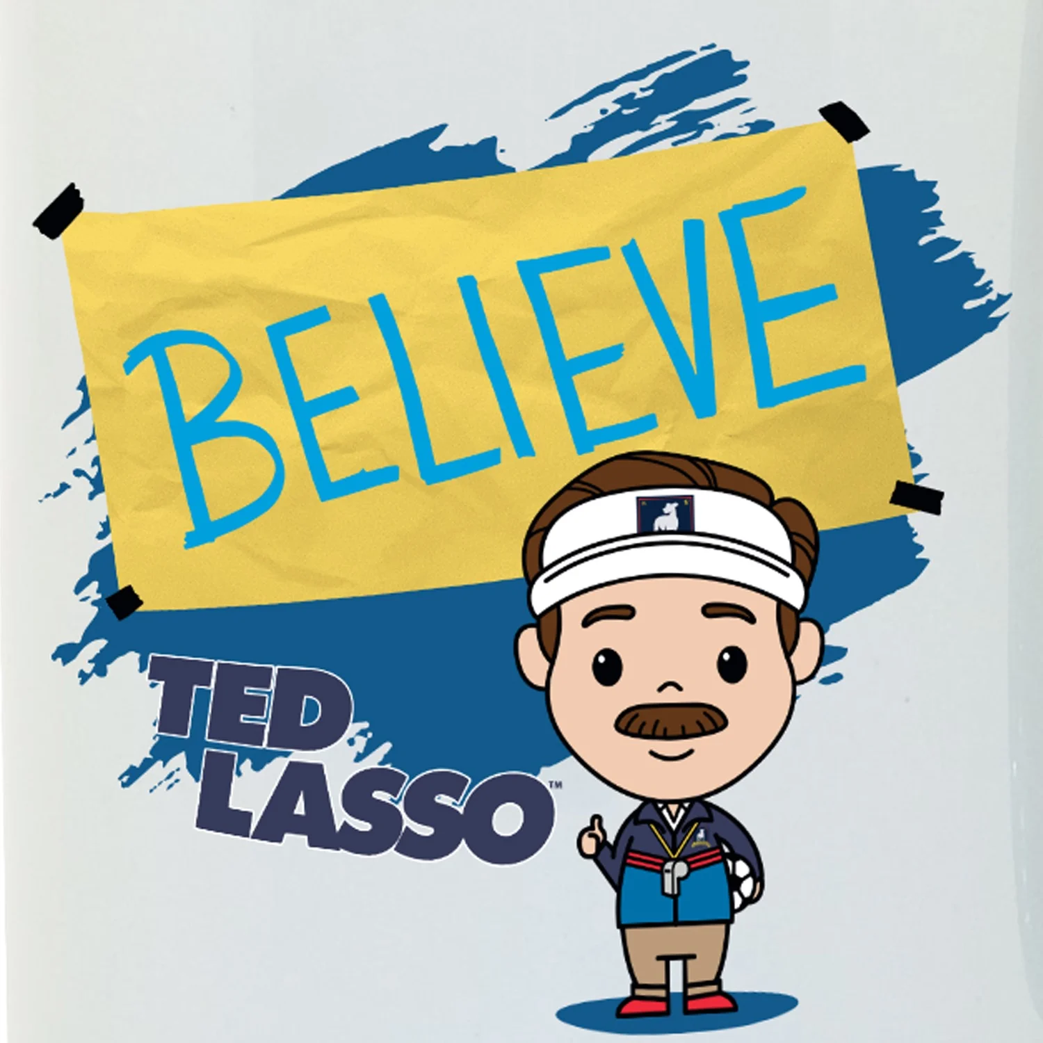 Ted Lasso Believe Chibi Two-Tone Mug - Image 2
