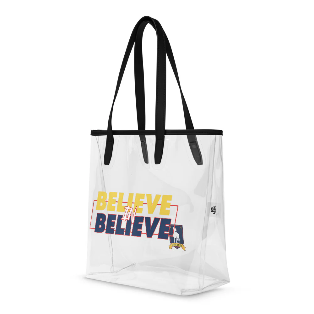 Ted Lasso Believe In Believe Clear Tote Bag - Image 3