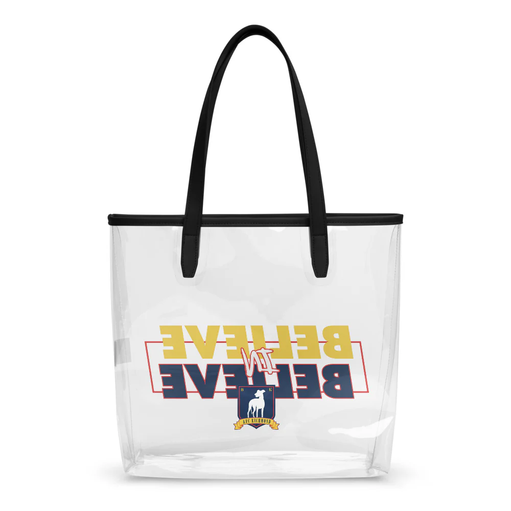 Ted Lasso Believe In Believe Clear Tote Bag - Image 8