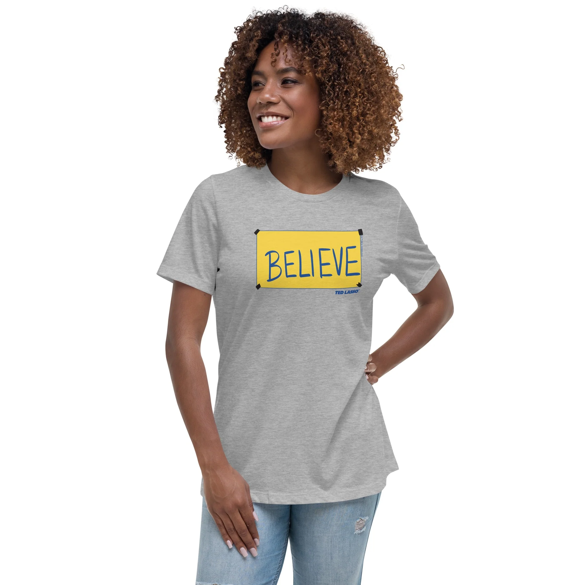 Ted Lasso BELIEVE Sign Women's T-Shirt - Image 3