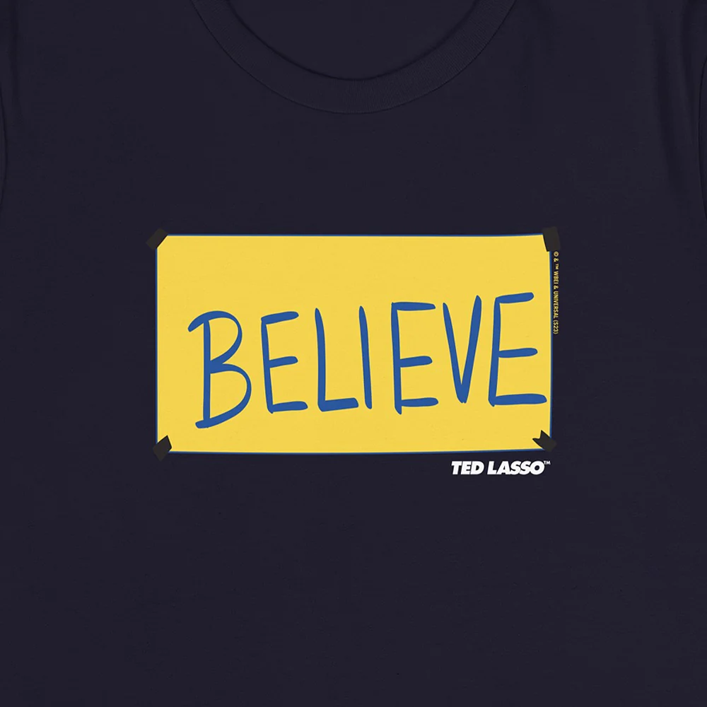 Ted Lasso BELIEVE Sign Women's T-Shirt - Image 4