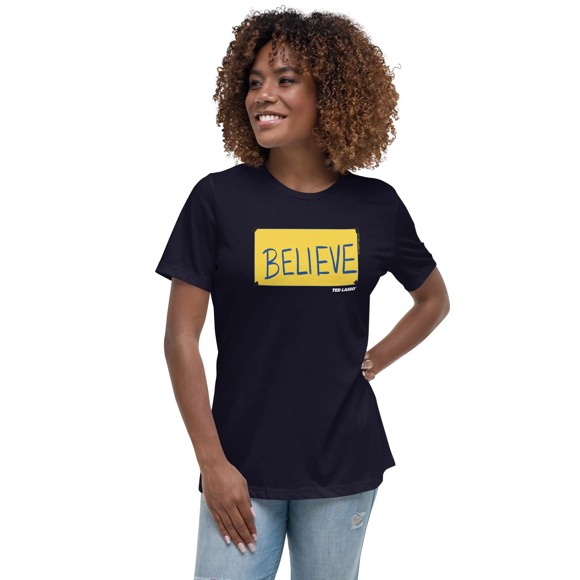 Ted Lasso BELIEVE Sign Women's T-Shirt - Image 5