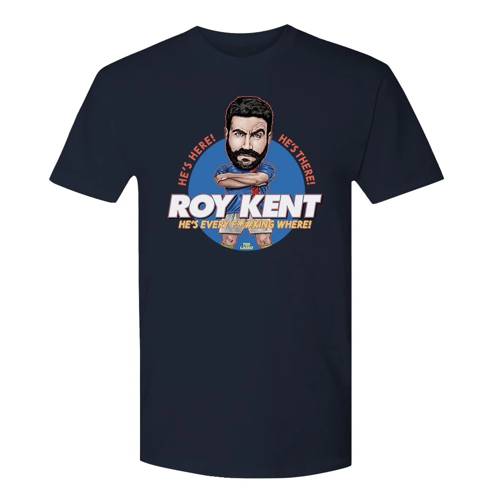 Ted Lasso Bobblehead Adult Short Sleeve T-Shirt - Image 7