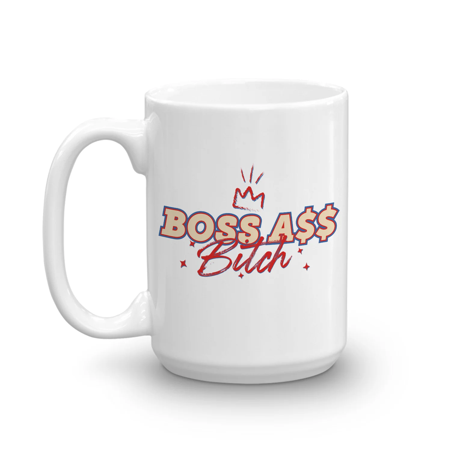 Ted Lasso Boss A$$ White Mug - Image 4