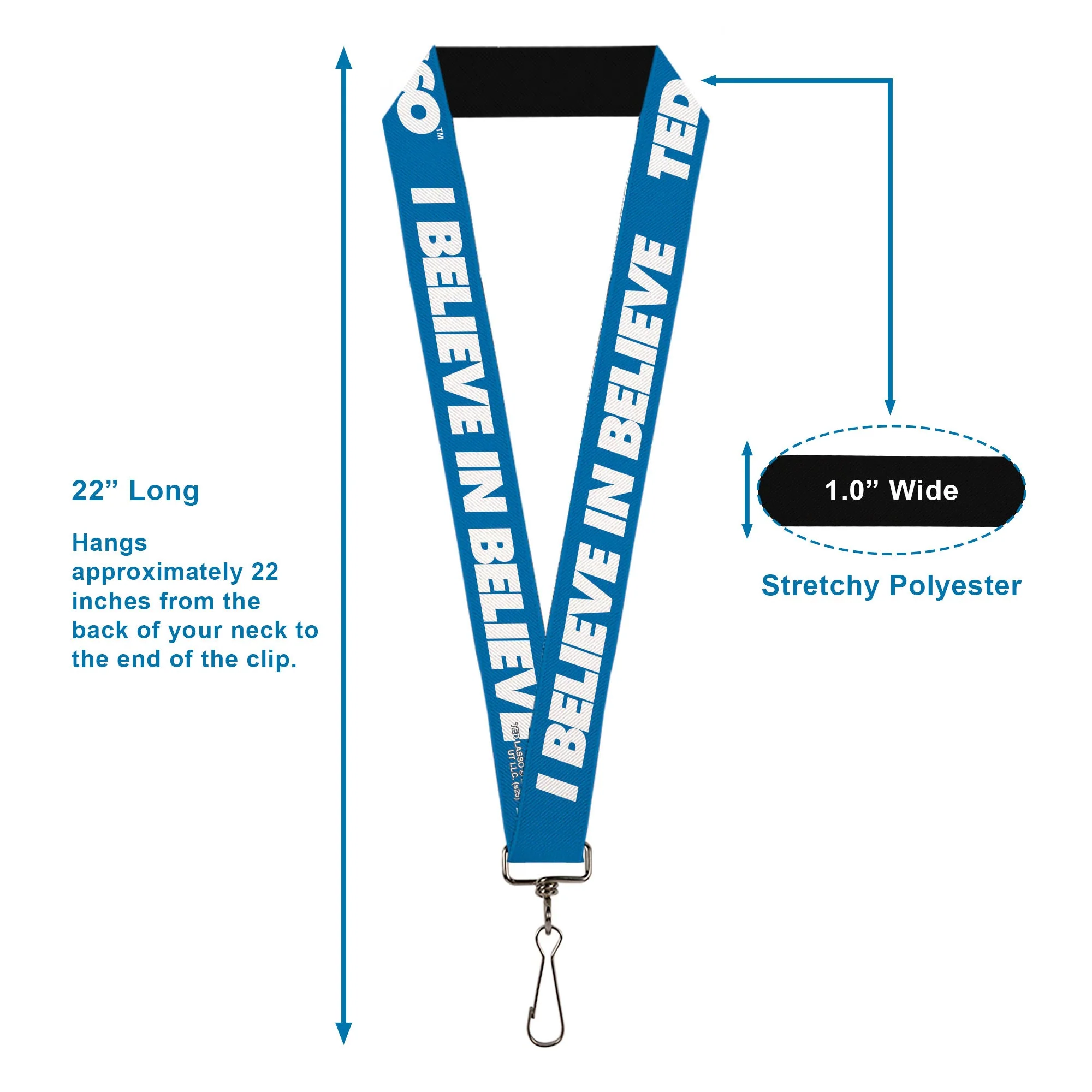 Ted Lasso I Believe in Believe Lanyard - Image 3