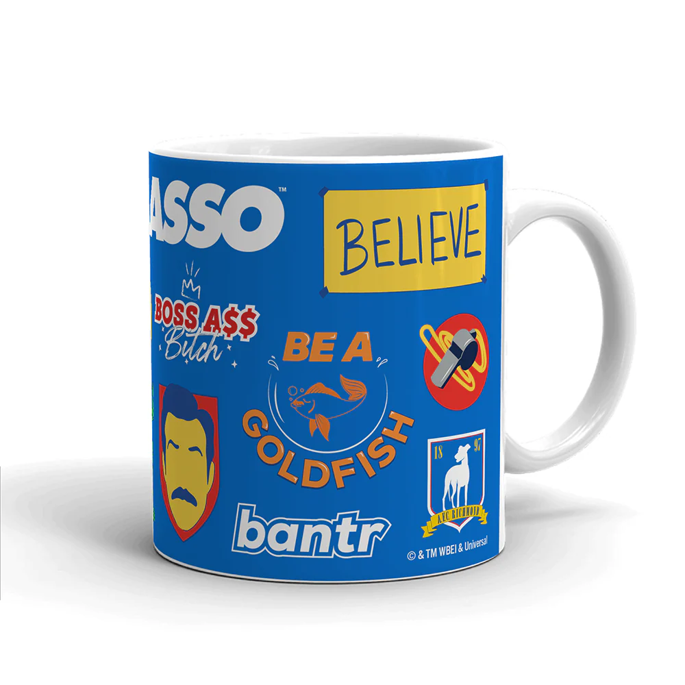 Ted Lasso Mashup White Mug - Image 2