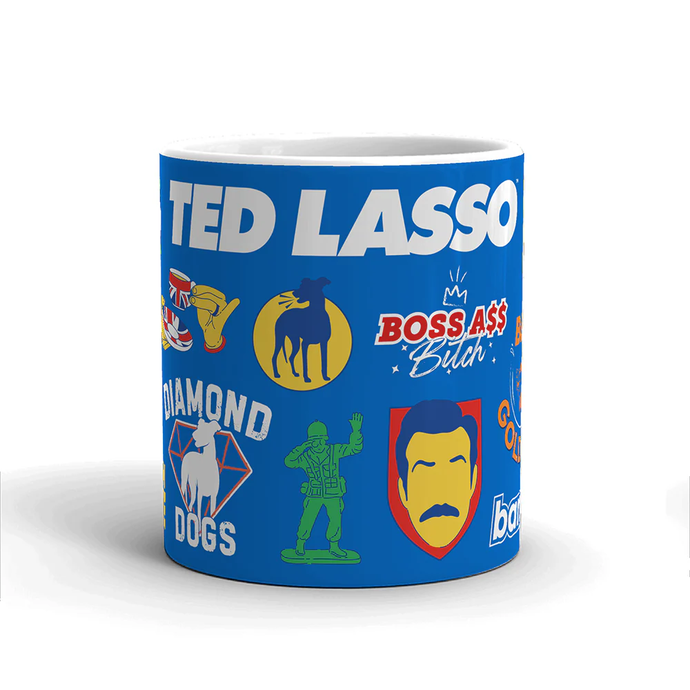 Ted Lasso Mashup White Mug - Image 3
