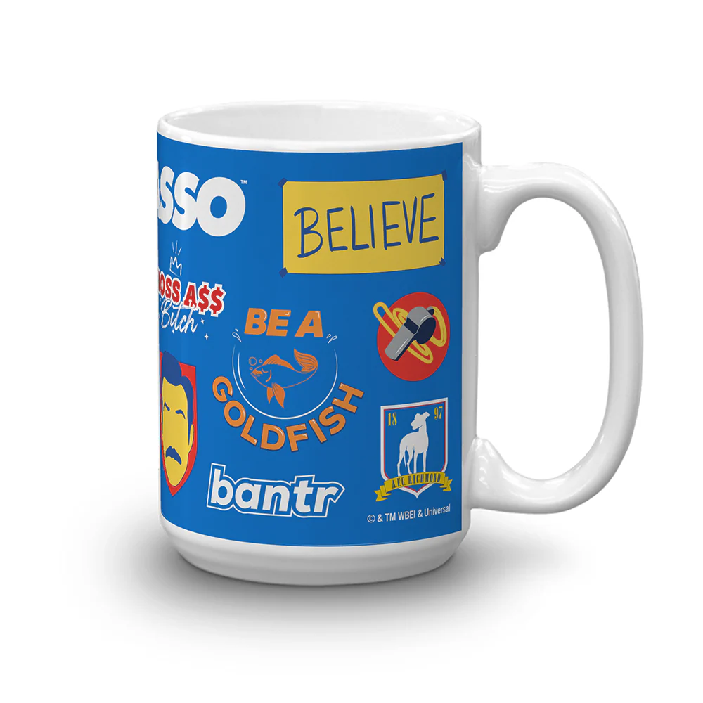 Ted Lasso Mashup White Mug - Image 5