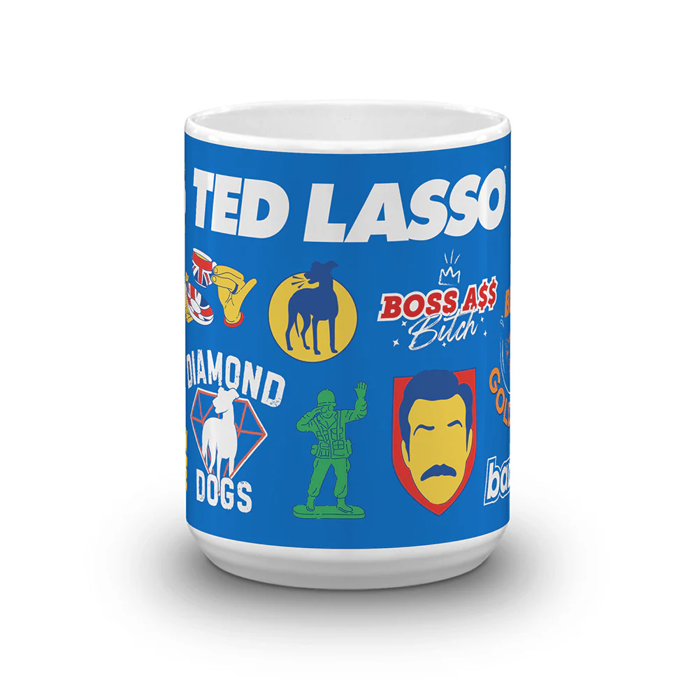 Ted Lasso Mashup White Mug - Image 6