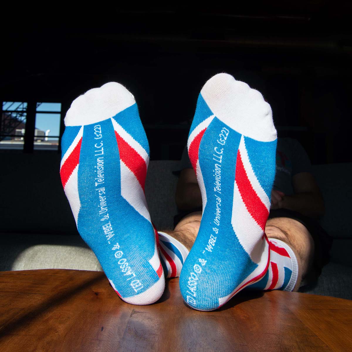 Exclusive Ted Lasso Union Jack Knit Socks - Image 4