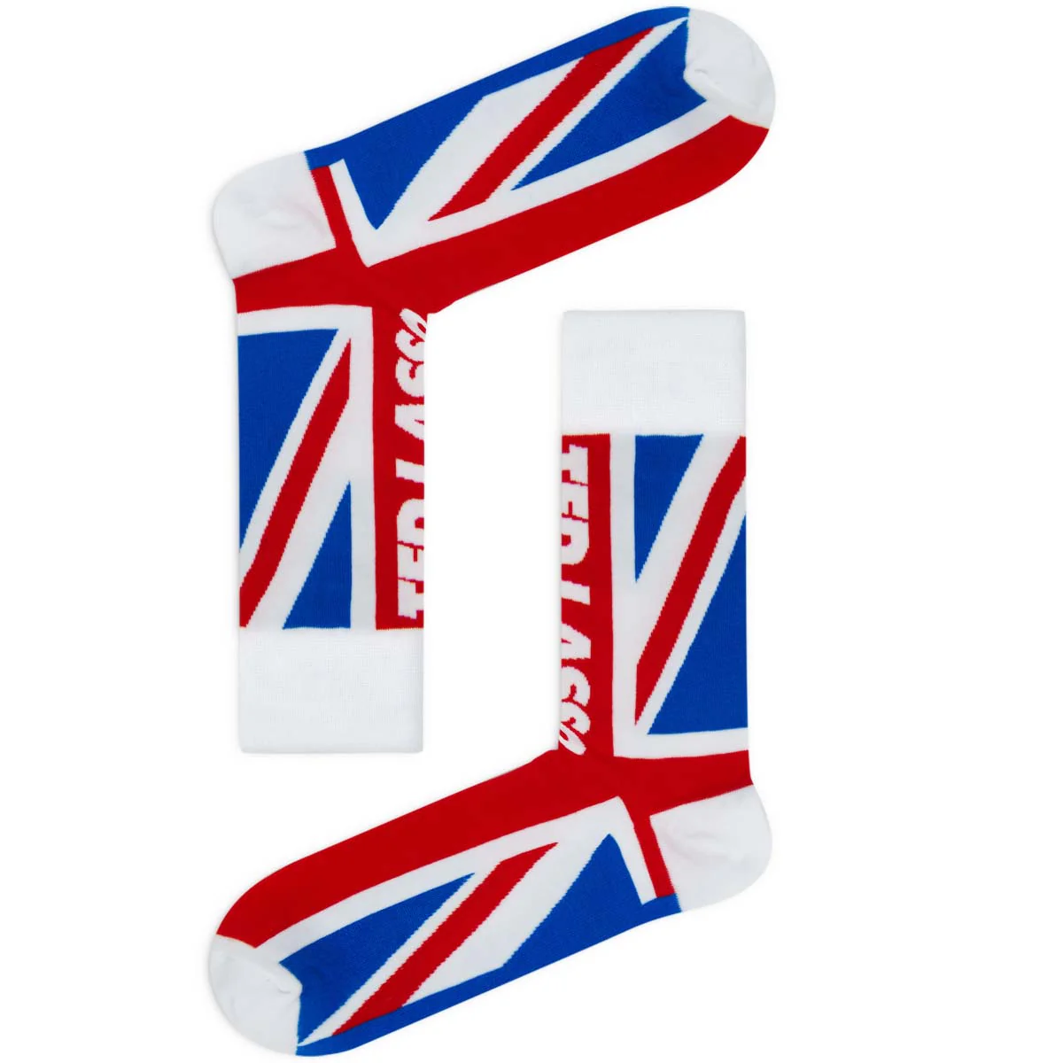 Exclusive Ted Lasso Union Jack Knit Socks - Image 7