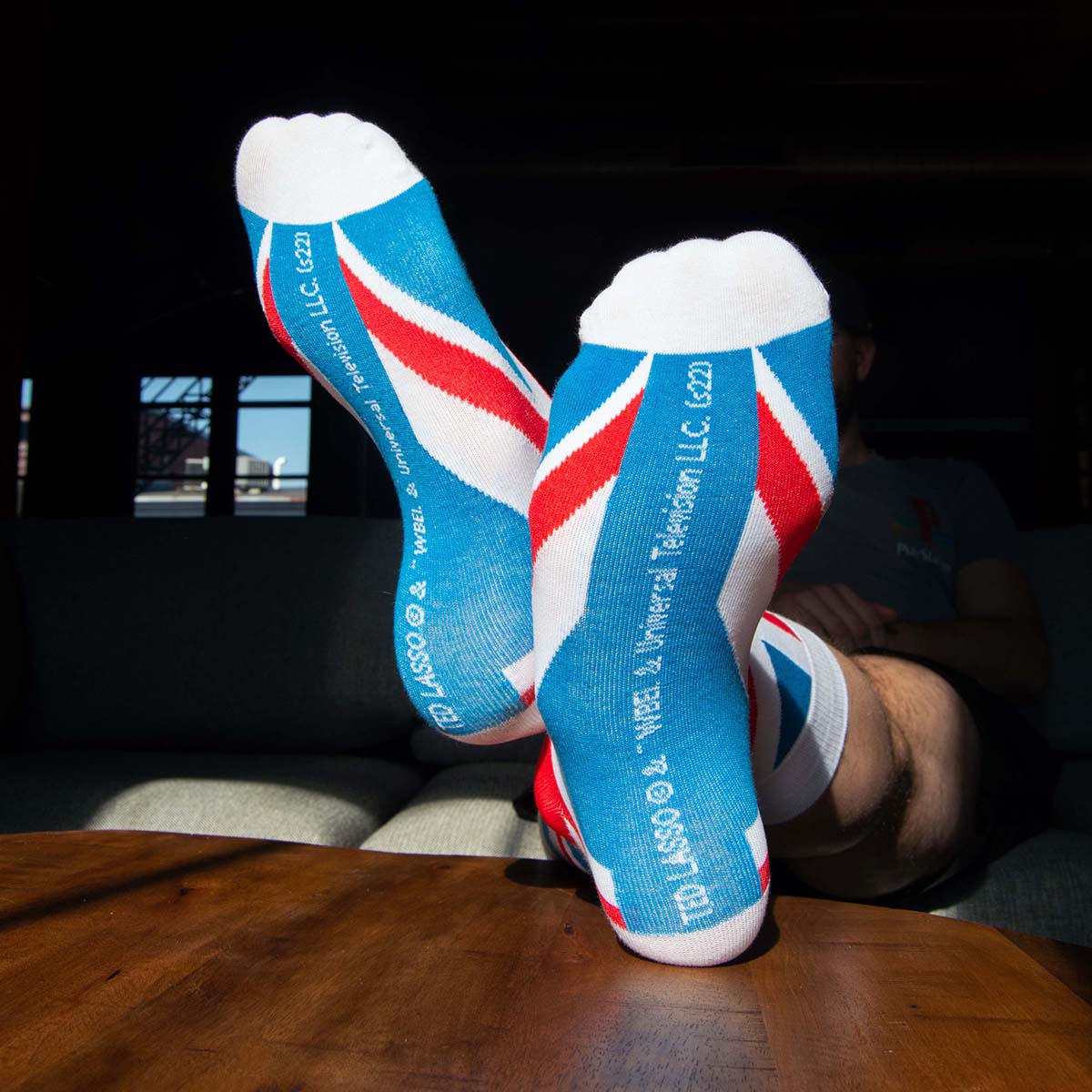 Exclusive Ted Lasso Union Jack Knit Socks - Image 8
