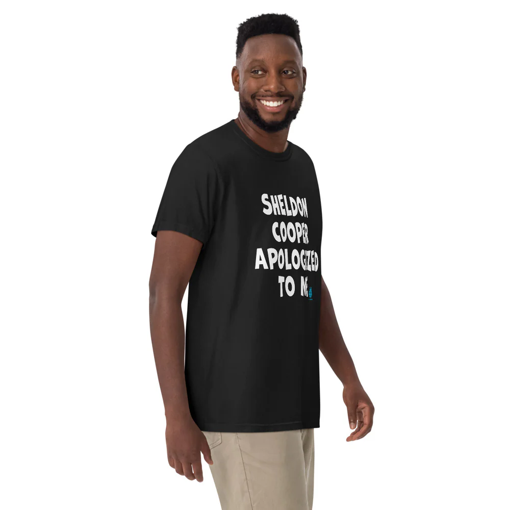The Big Bang Theory Sheldon Cooper Apologized Comfort Colors T-shirt - Image 3