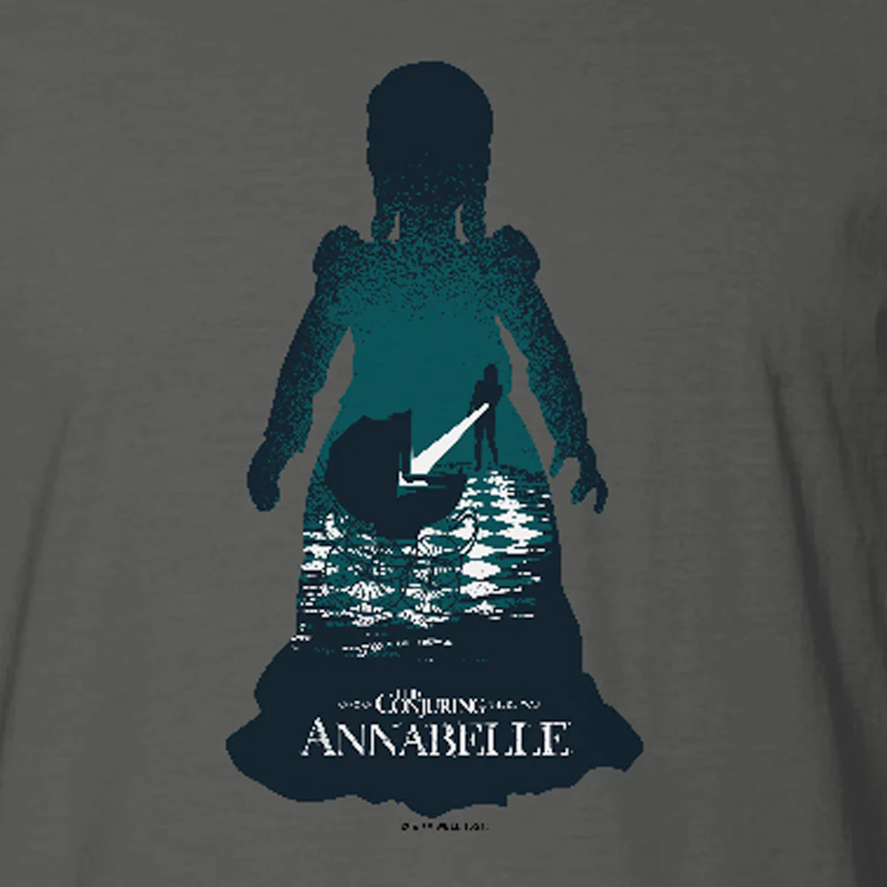The Conjuring Universe -  Annabelle Silhouette Adult Short Sleeve T-Shirt - Image 2