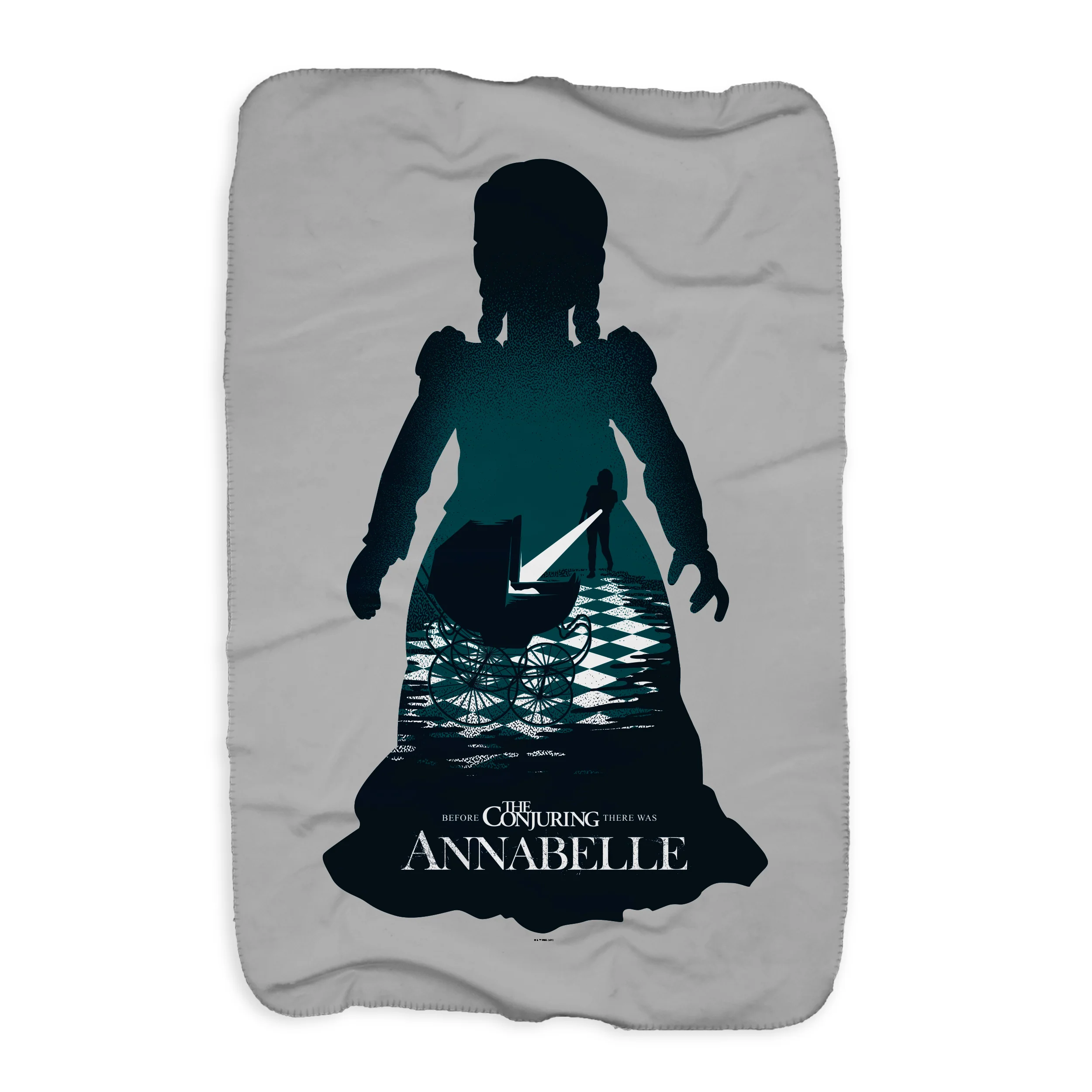 The Conjuring Universe - Annabelle Silhouette Sherpa Blanket