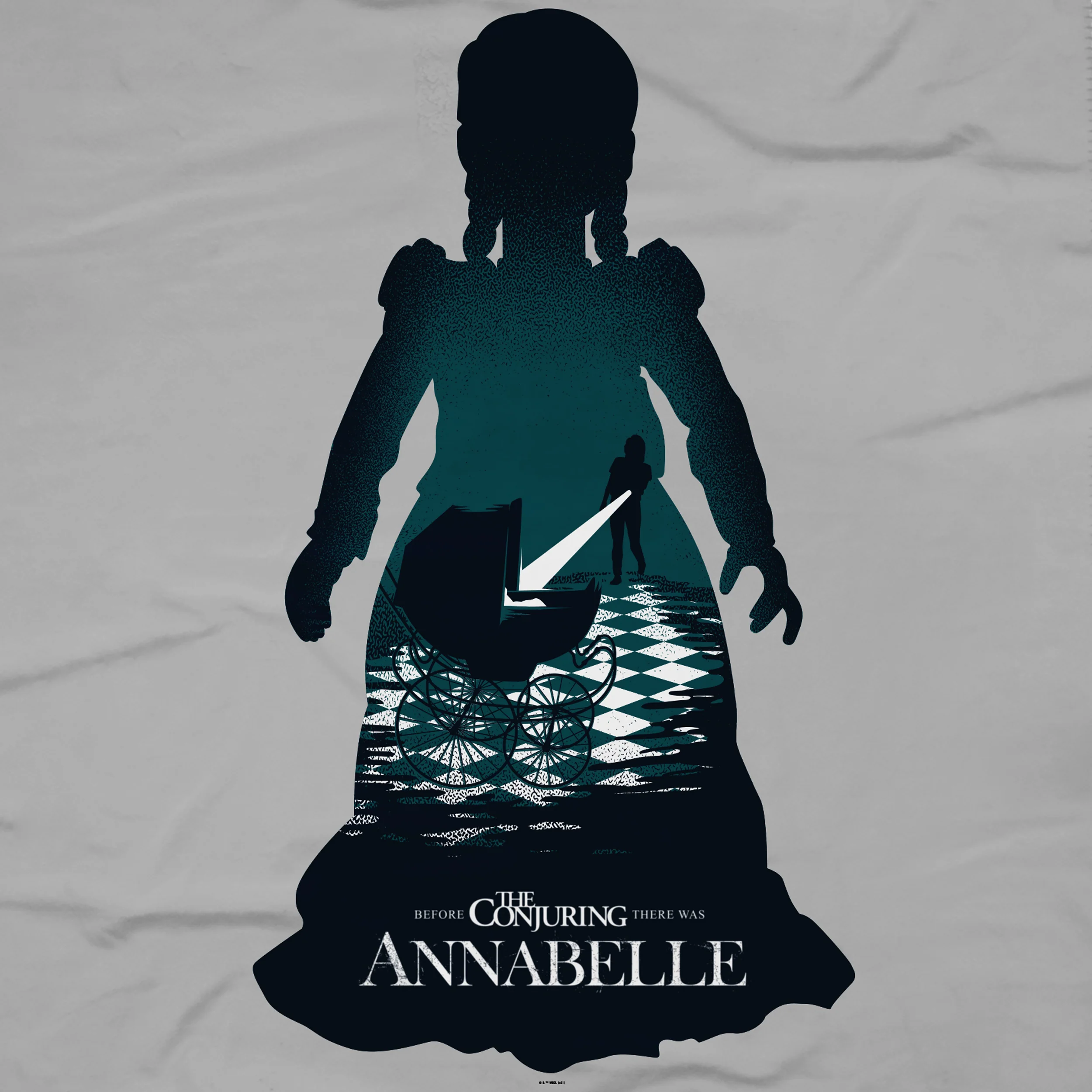 The Conjuring Universe - Annabelle Silhouette Sherpa Blanket - Image 2