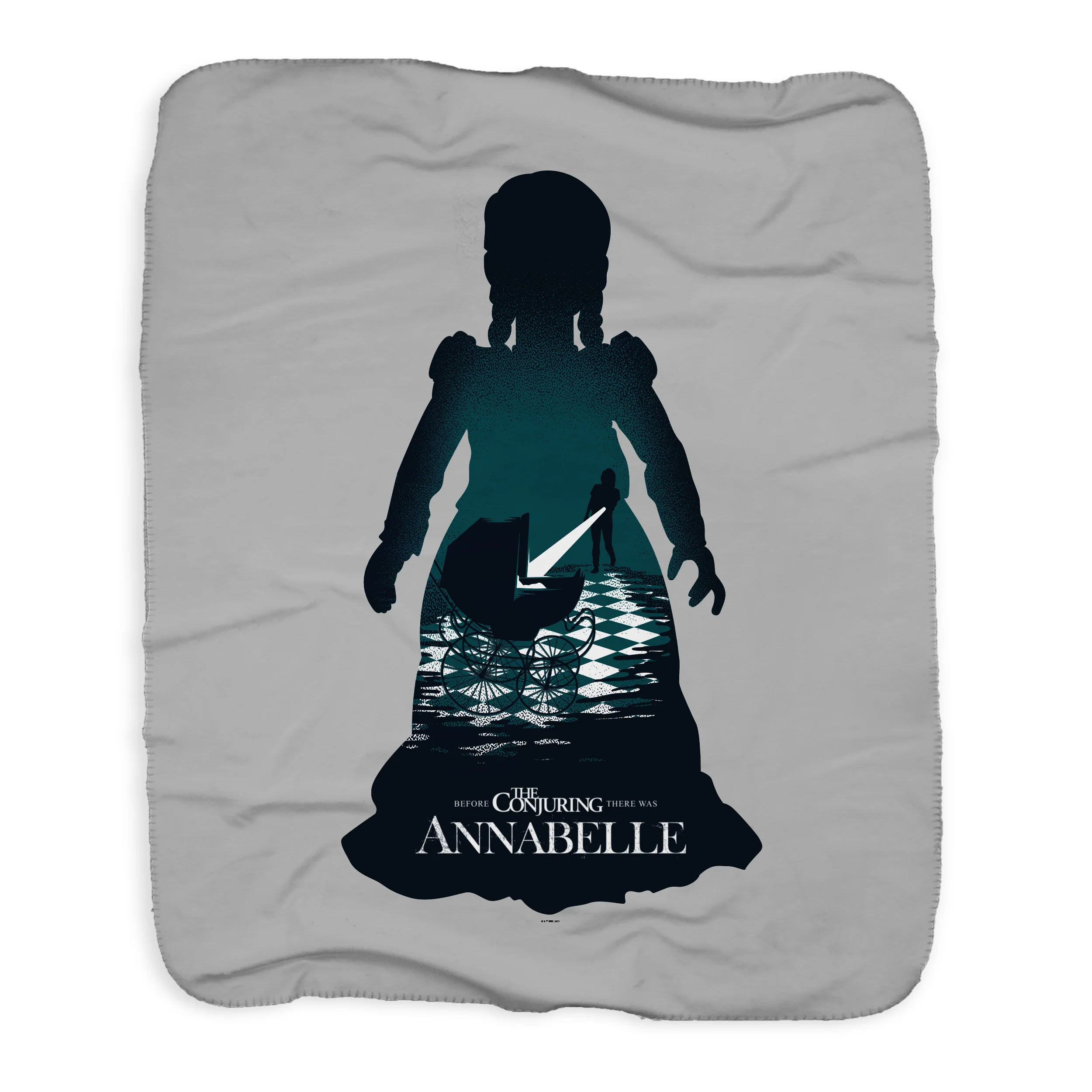The Conjuring Universe - Annabelle Silhouette Sherpa Blanket - Image 3