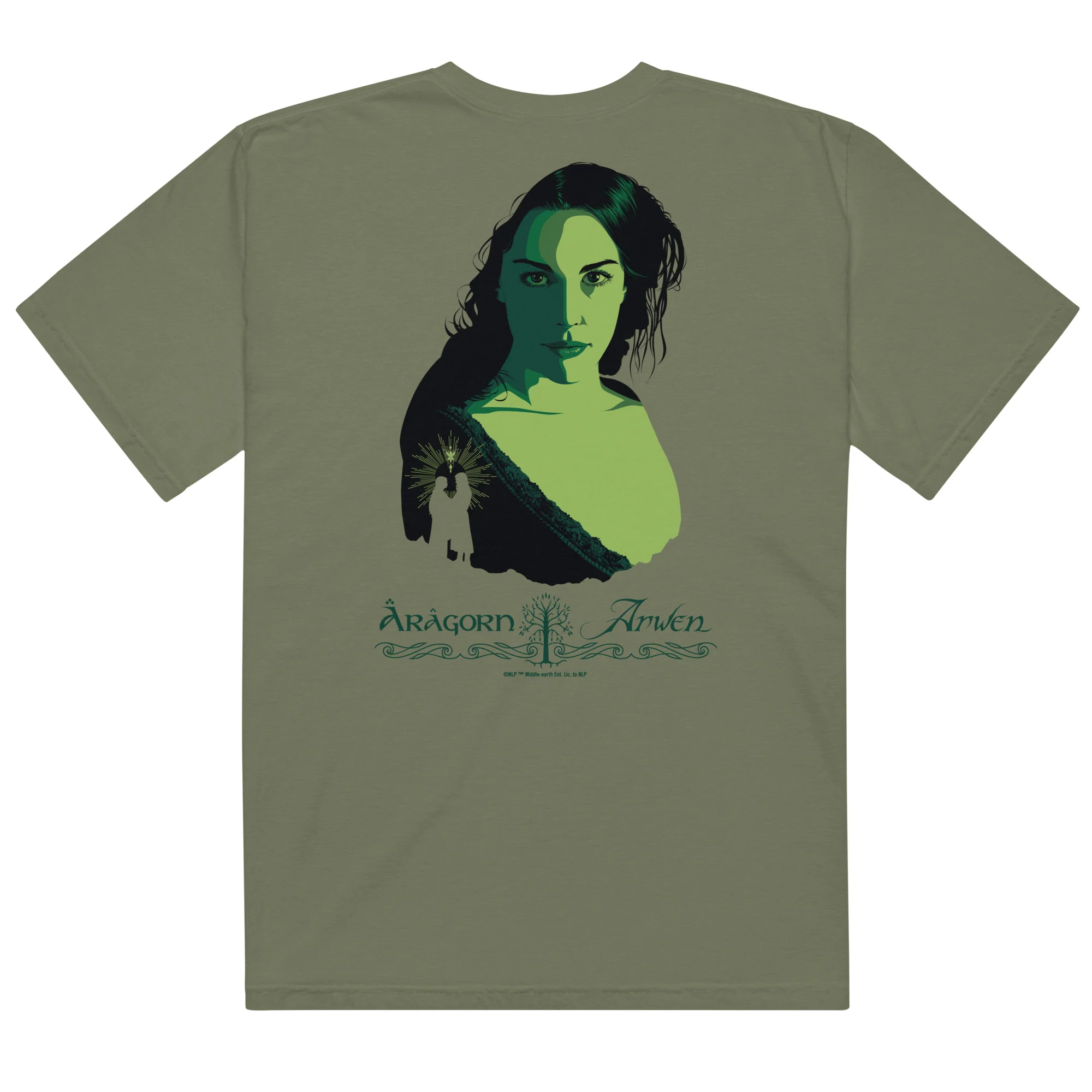 The Lord of the Rings ™ Comfort Colors T-shirt, ARAGORN ™ & ARWEN ™ - Image 3
