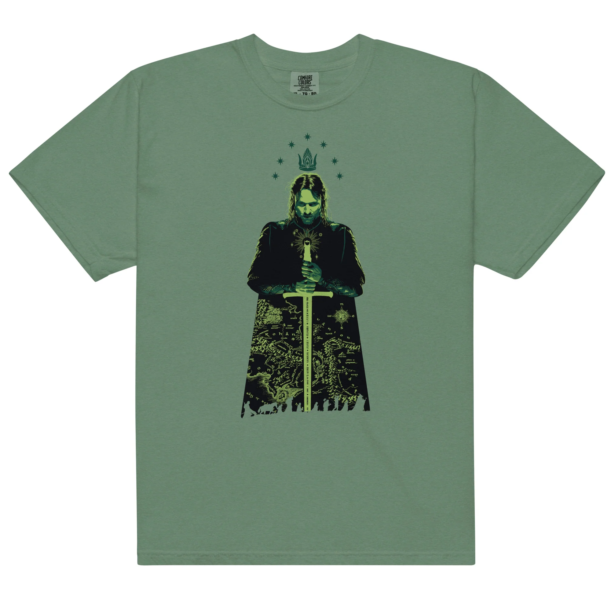 The Lord of the Rings ™ Comfort Colors T-shirt, ARAGORN ™ & ARWEN ™ - Image 6