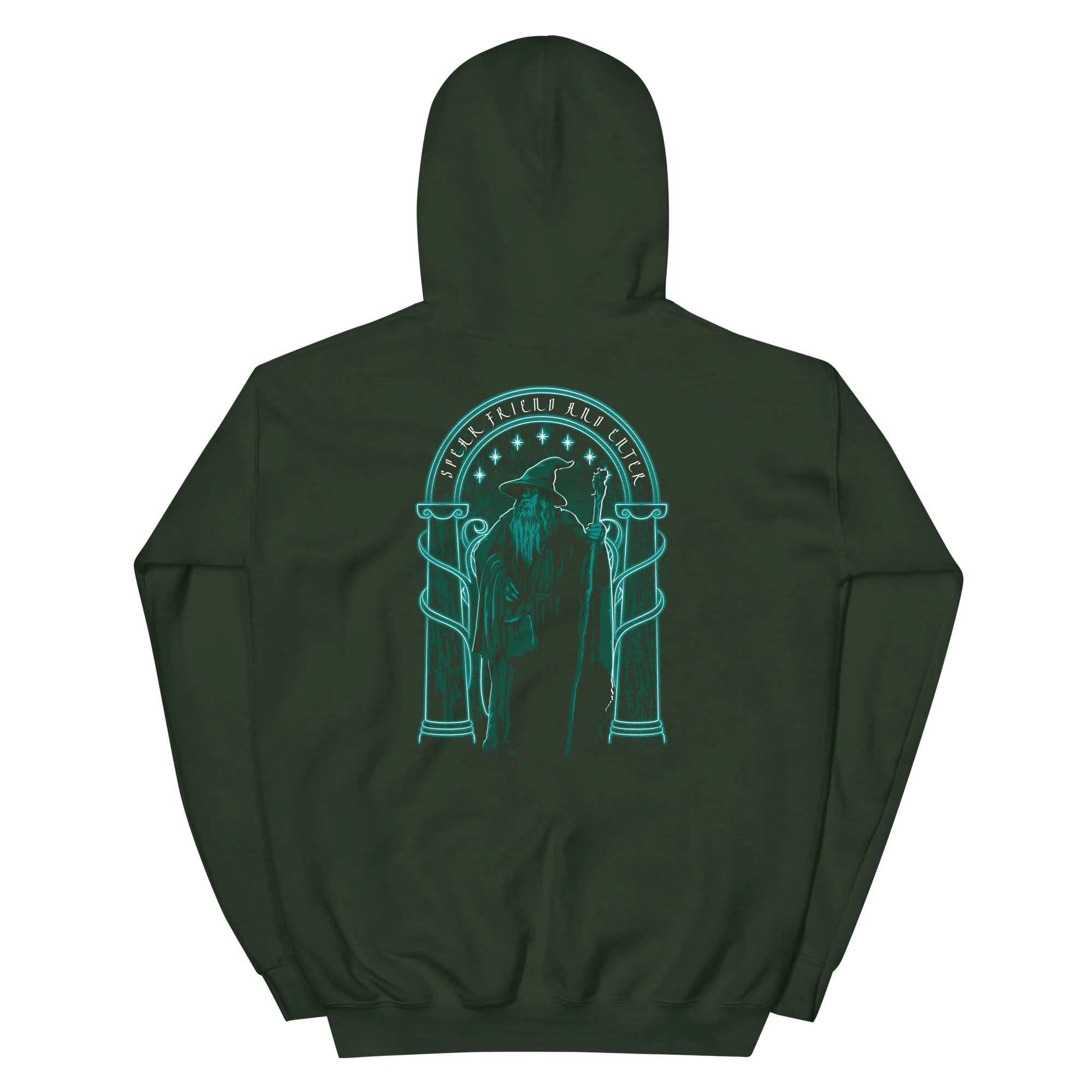 The Lord of the Rings ™ Embroidered Hoodie, Speak Friend and Enter