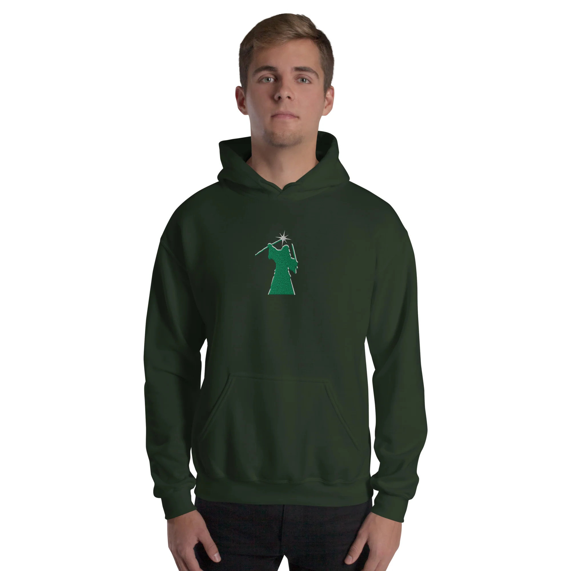 The Lord of the Rings ™ Embroidered Hoodie, Speak Friend and Enter - Image 6