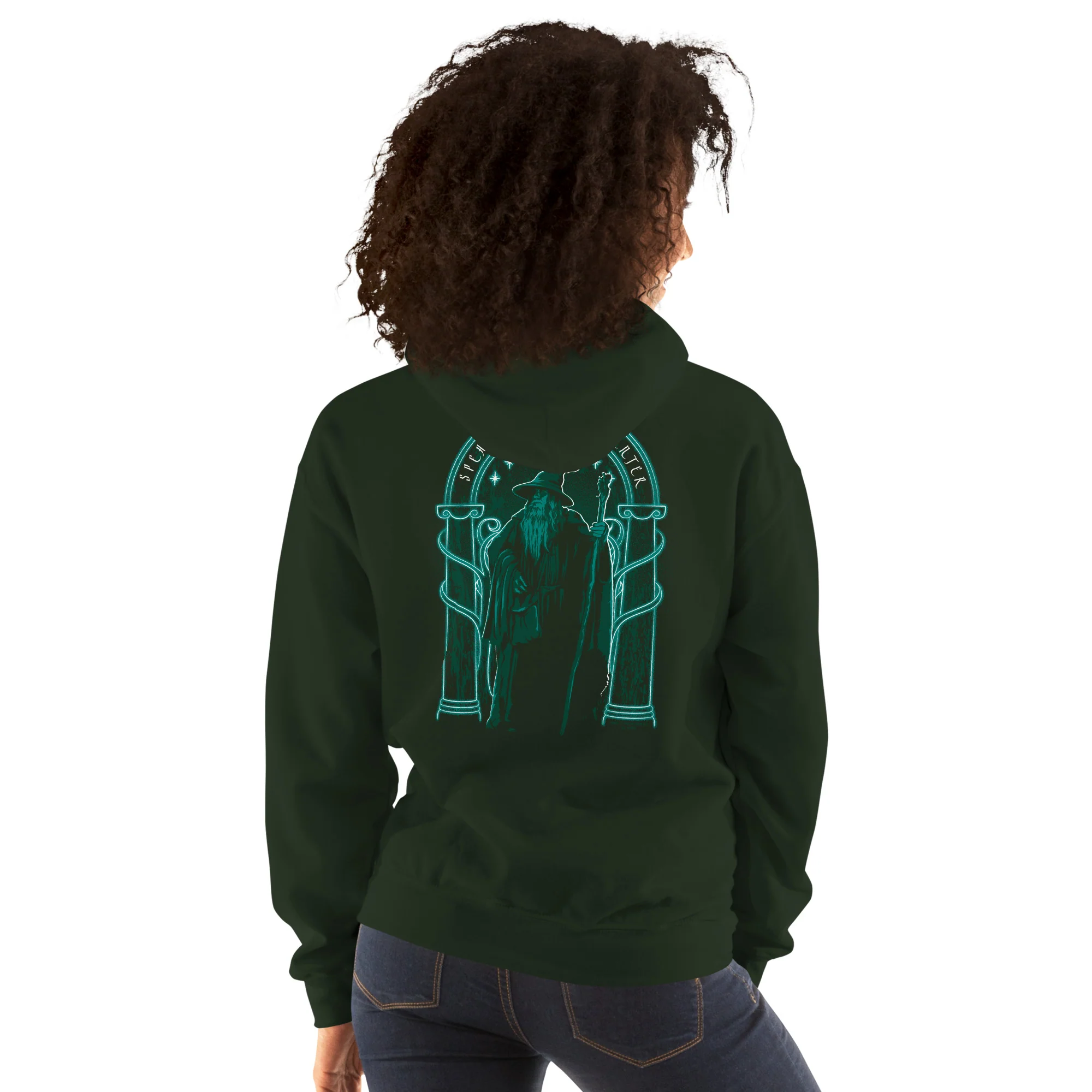 The Lord of the Rings ™ Embroidered Hoodie, Speak Friend and Enter - Image 7