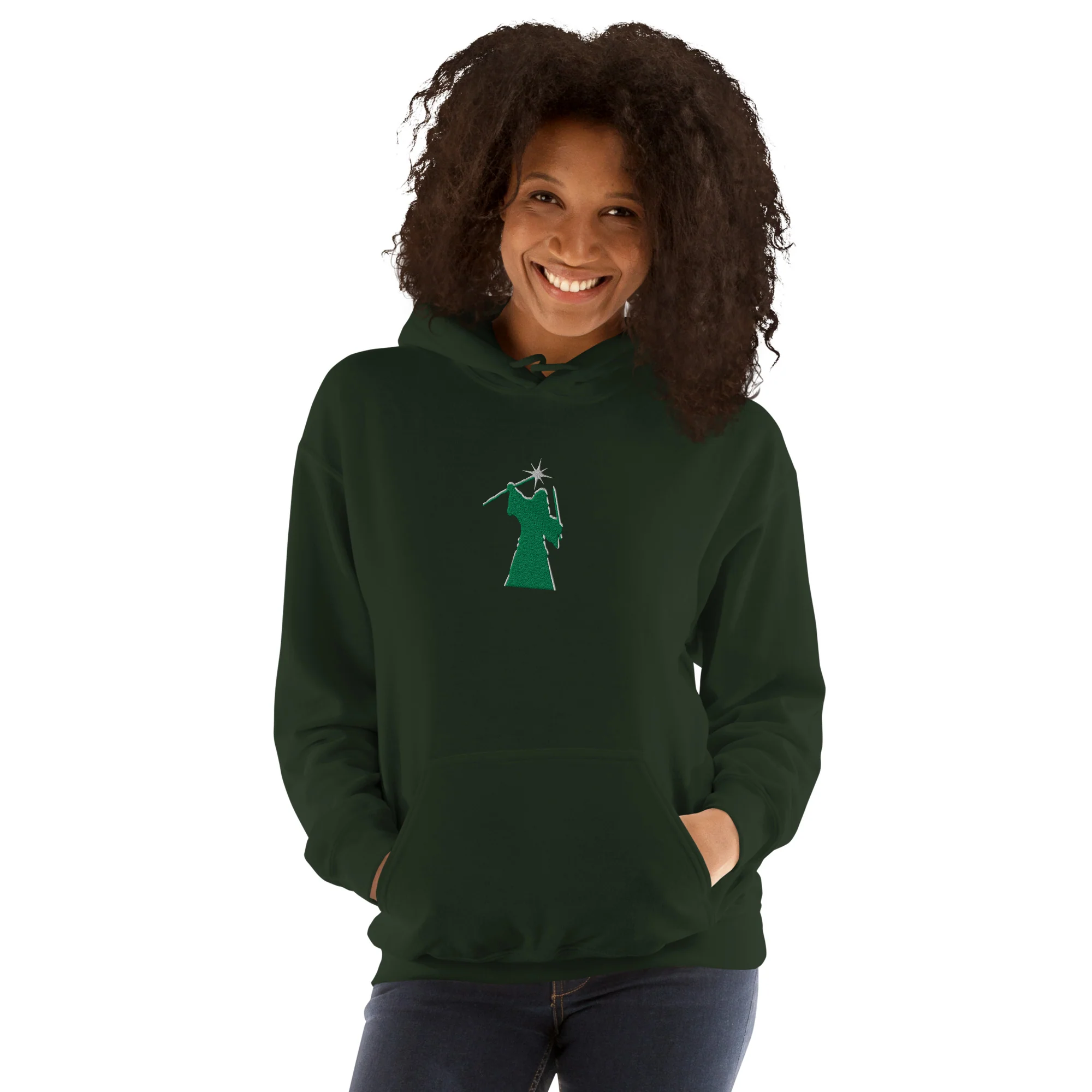 The Lord of the Rings ™ Embroidered Hoodie, Speak Friend and Enter - Image 8
