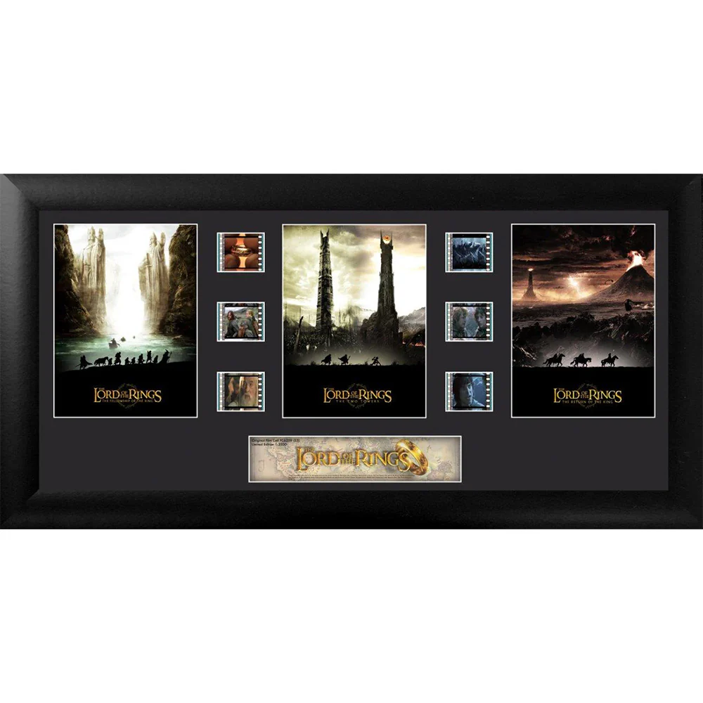 The Lord of the Rings ™ Film Trilogy Limited Edition Trio Framed FilmCells™ Presentation