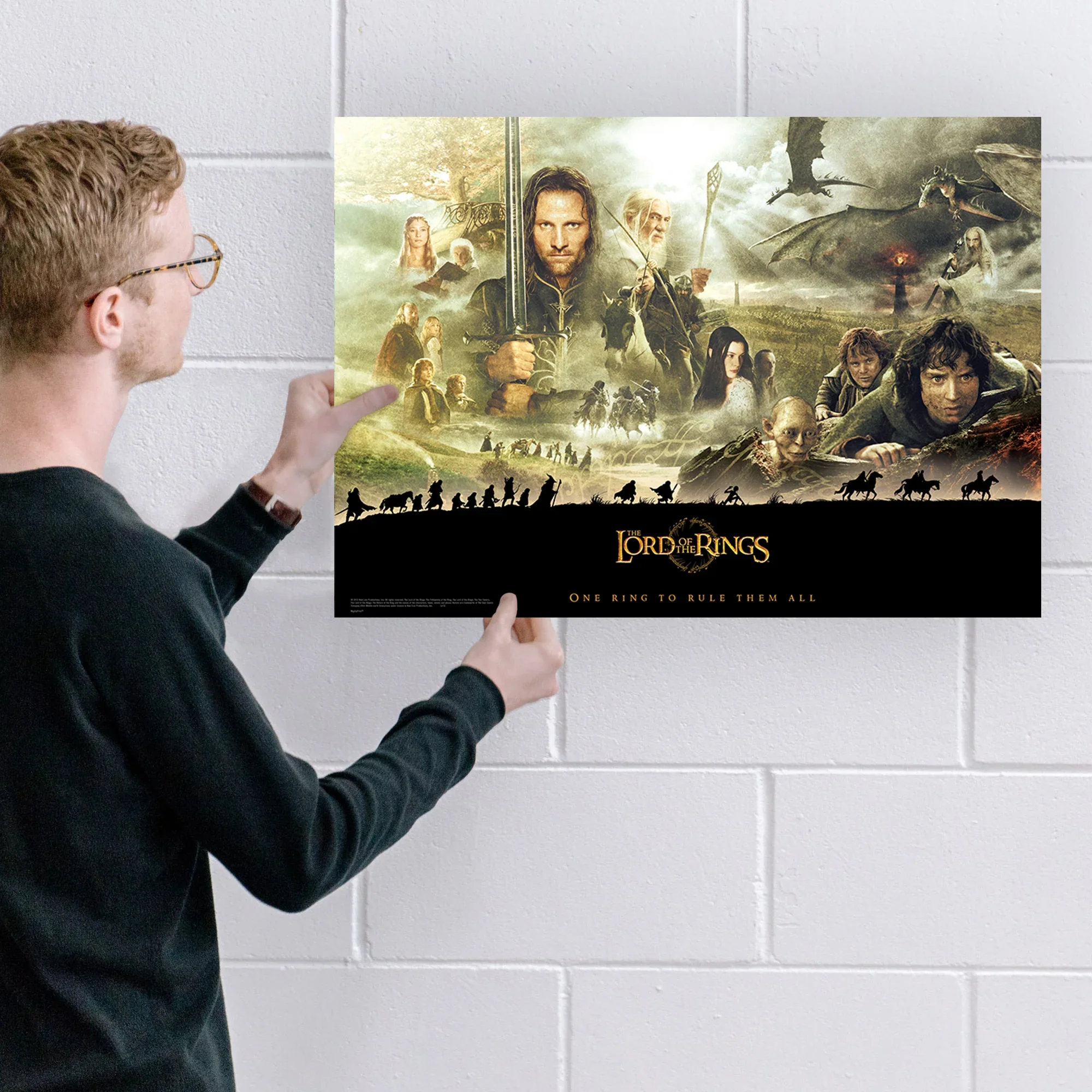 The Lord of the Rings ™ Film Trilogy The Journey MightyPrint™ Wall Art - Image 2