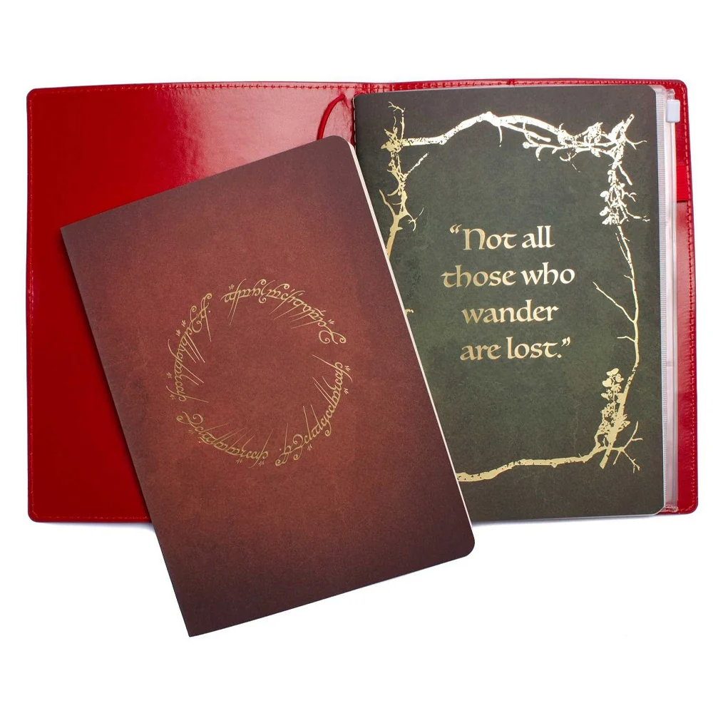 The Lord of the Rings ™ Red Book of Westmarch ™ Traveler's Notebook Set