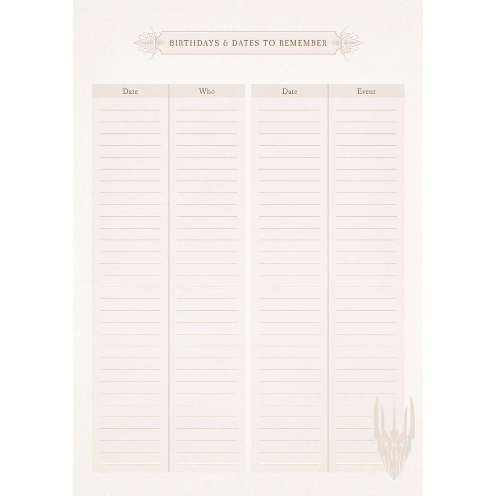 The Lord of the Rings ™ Red Book of Westmarch ™ Traveler's Notebook Set - Image 7