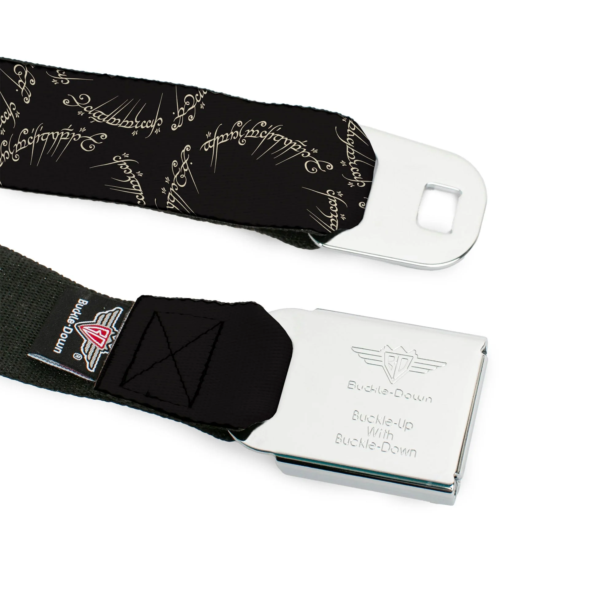The Lord of the Rings™ THE ONE RING™ Elvish Script Seatbelt Belt - Image 7