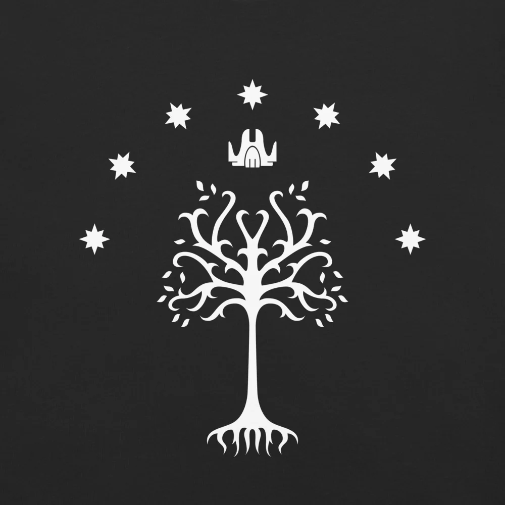 The Lord of the Rings Tree of Gondor Comfort Colors T-Shirt - Image 2