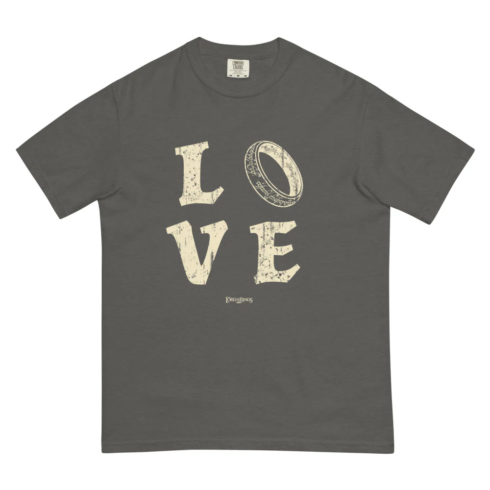 The Lord of the Rings LOVE Comfort Colors T-Shirt - Image 4