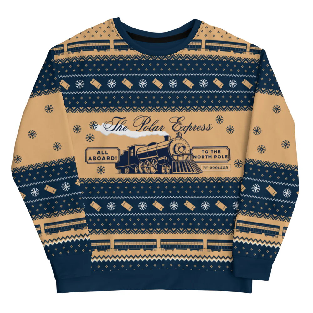 The Polar Express All Aboard Holiday Crewneck Sweatshirt